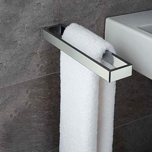 Vado Individual Shama Double Towel Rail Wall Mounted Brushed Nickel