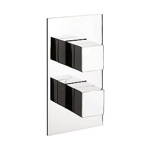 Crosswater Water Square 2 Handle Trimset for Shower Mixer Valve WLBP1500RC+ Chrome