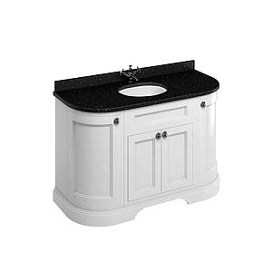 Burlington Minerva Black Granite With Vanity Bowl 1336x548x25
