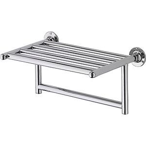 Vogue Binary Br Towel Radiator Heating Only - Chrome 275X500