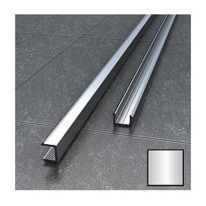 London Showers 2m Recessed Shower Glass Channel