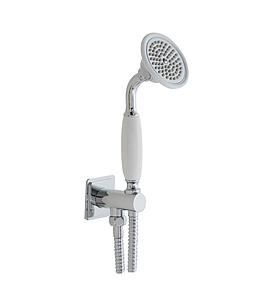 Just Taps Grosvenor Water Outlet And Holder With Hand-Shower Chrome