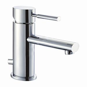 AVA Oval Monobloc Basin Mixer Tap Polished Chrome