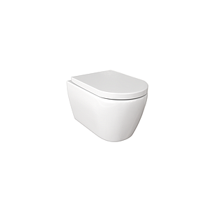 Saneux Uni Wall Hung Wc Pan - Rimless