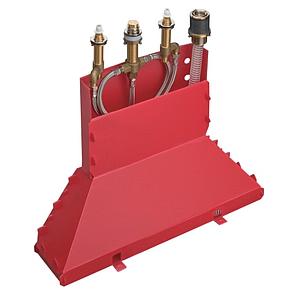 Axor Basic Set For 4-hole Rim-mounted Bath Mixer