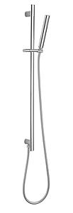 AVA Oval Integrated Slide Rail Kit with Multi Function Hand Shower Polished Chrome