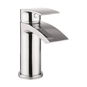 Crosswater Flow Basin Monobloc With Click Clack Waste Chrome