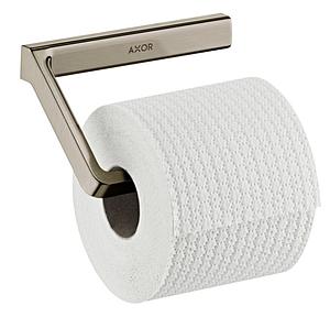 Axor Universal Softsquare Toilet Roll Holder Without Cover Brushed Nickel