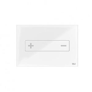 Oli Oceania White Glass Flush Plate RT