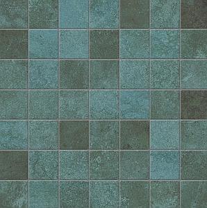 European Tiles Trace Mint Mosaic 30x30