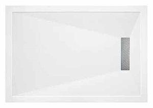 London Showers  Linear 1200 x 800mm Tray & Waste - White
