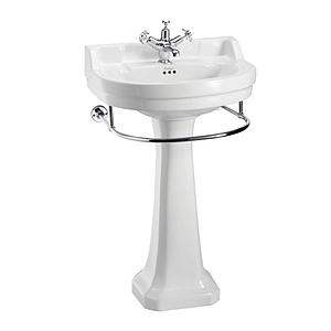 Burlington 56cm Round Towel Rail Chrome