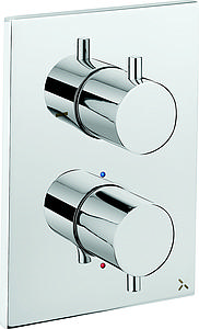 Crosswater Crossbox Mpro 1 Outlet Trim & Levers Chrome