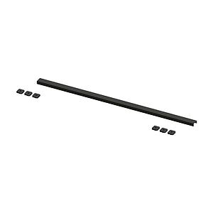 Abacus Elements Linear1000 Waste Cover Plate Matt Black