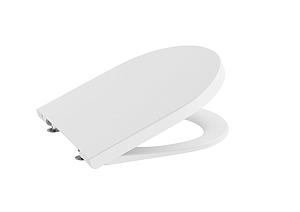 Roca Inspira Round Soft Close Compact Seat - Matt White