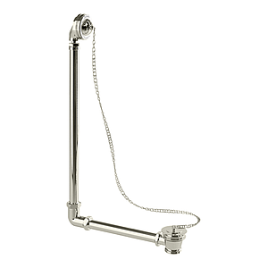 Burlington External Bath Overflow, Plug & Chain