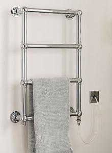 Vogue Ballerina WM - BR Towel Radiator Electric Only - Chrome 748X498