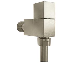 Vogue Angled Valves in Brushed Nickel