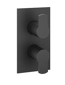 Crosswater Wisp 2 Handle Trimset for Shower Mixer Valve WLBP1000RC+ or WLBP1500R+ Matt Black