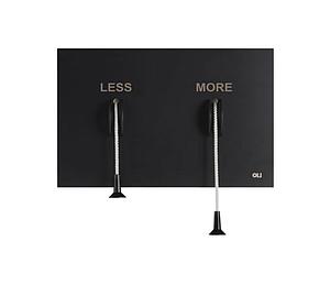 Oli Less Is More Flush Plate Black Mechanical TD