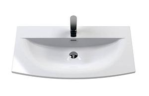 Hudson Reed 800 Curved Basin 1th White