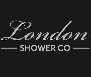 London Showers Elements Linear 300 Standard Tray 18x9 End With Matt Black Drain Kit