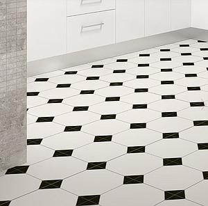 Cubico Chesterton Victorian Chequered Matt Ceramic 450x450mm