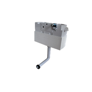 Burlington Concealed Cistern With Chrome Blue Lever