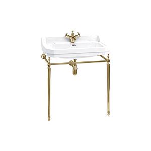 Burlington 80cm Basin Wash Stand Gold