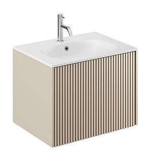 Crosswater Furniture Basin 600 1TH O/F White