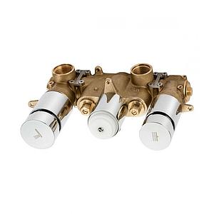 Crosswater Push Button Thermo Valve 3 Control Landscape