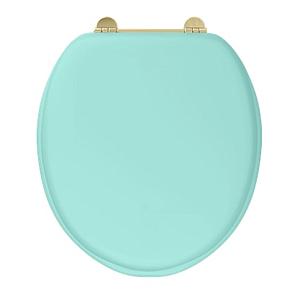 Burlington Bespoke Cosmic Green Seat With Chrome Hinges