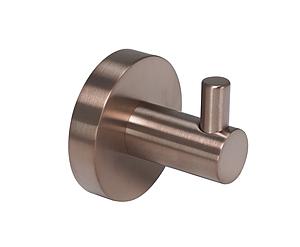 Just Taps Vos Single Robe Hook Brushed Bronze
