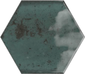 European Tiles Hope Blue Hexagon Polished
