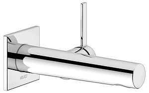 Keuco Ixmo Pure Wall Mounted 187mm Single Lever Basin Mixer Tap Chrome (59516 010102) + (59516 010101)