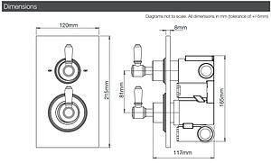 Roper Rhodes Keswick Dual Function Concealed Shower Valve Chrome
