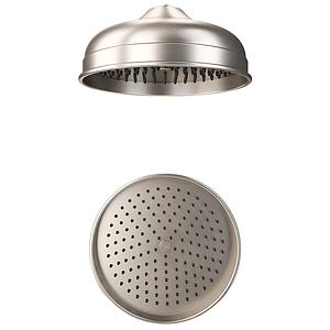 Crosswater Belgravia Easy Clean Fixed Head Brushed Nickel