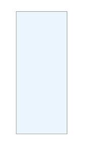 London Showers Bespoke 900 x 2100 mm 10mm EasyClean Shower Glass