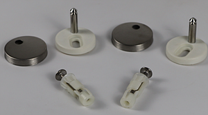Faeber Toilet Seat Hinges For FAE-USCS in Stainless Steel (per pair)