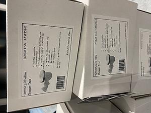 Bbtast3ss 90mm Fastflow Shower Tray Waste - Stainless Steel