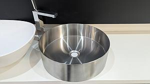 	AVA Countertop 400mm Freestanding Basin Brushed Stainless Steel - Ex Display