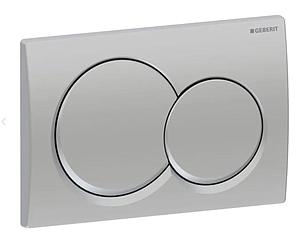 Geberit Alph Flush Plate Matte Chrome
