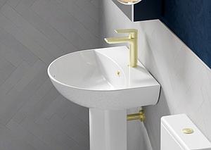 Artesan Round 550 x 460mm Basin 1TH - White 