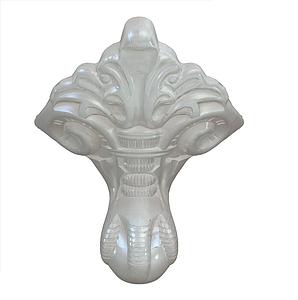 Burlington Aluminium Traditional Bath Leg Set Matt White