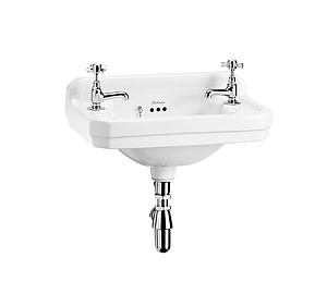 Burlington Edwardian Cloakroom Basin 2th 510 Gloss White