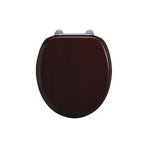 Burlington Mahogany Seat Chrome Bar Hinge