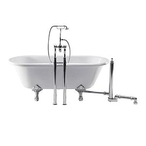 Burlington Pair Of Stand Pipes Chrome