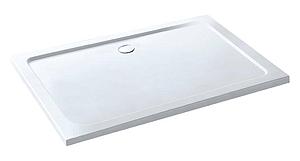 Eastbrook Volente 1600 X 800 Abs Stone Resin Tray White