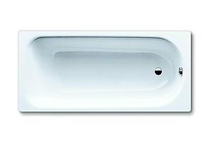 Kaldewei Saniform Plus 1700 X 750mm Bath - White - 2 Tap Hole - Twin Grip (excl. Feet & Grips)