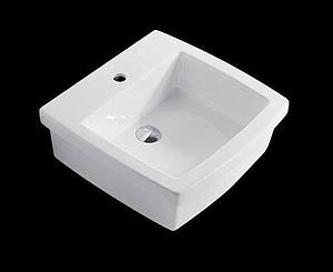Galassia SA02 50cm Semi Recessed Washbasin